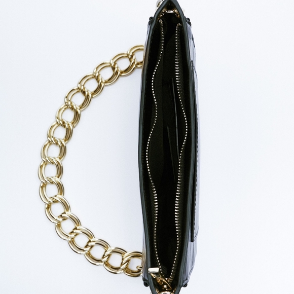 Zara shoulder bag with chain - Picture 5 of 9